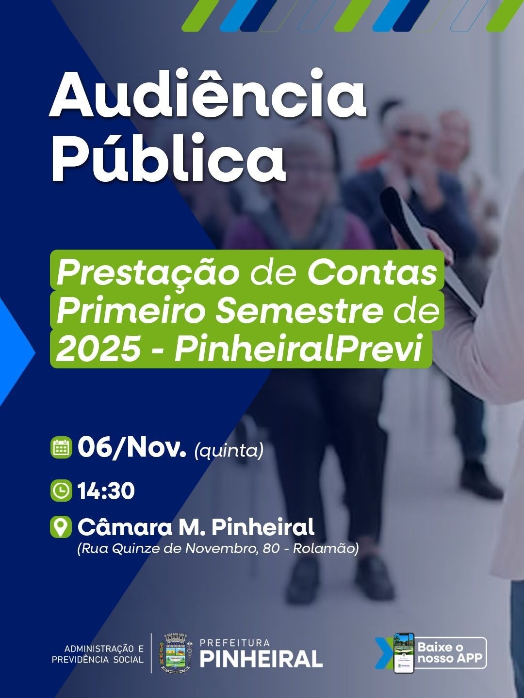 Prestação de contas referente ao 1º semestre de 2025